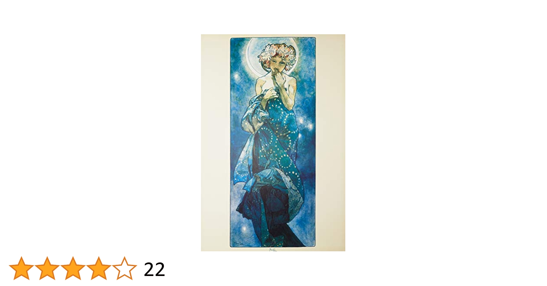 Amazon.co.jp: ポスター ミュシャ/月光 PP-31094 : ホーム＆キッチン